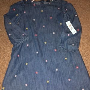 Long sleeve jeans dress